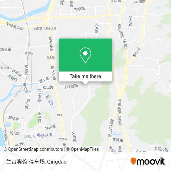 兰台宾馆-停车场 map