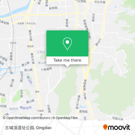 古城顶遗址公园 map