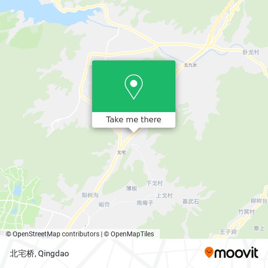 北宅桥 map