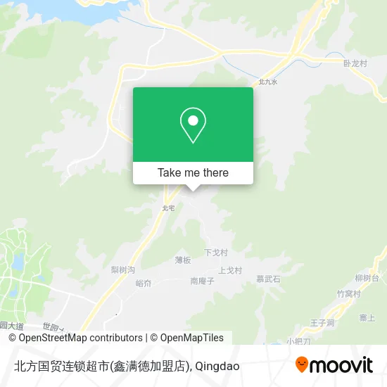 北方国贸连锁超市(鑫满德加盟店) map