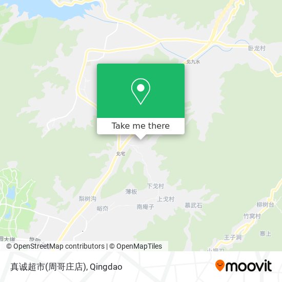 真诚超市(周哥庄店) map