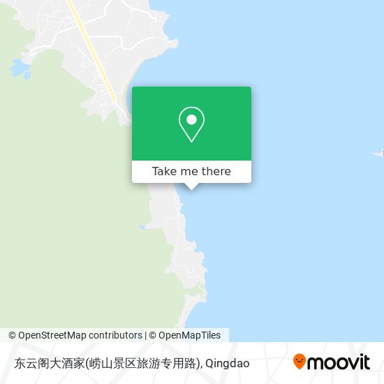 东云阁大酒家(崂山景区旅游专用路) map