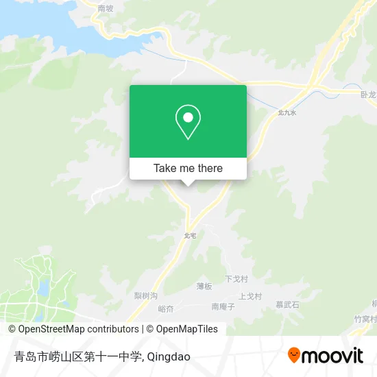 青岛市崂山区第十一中学 map