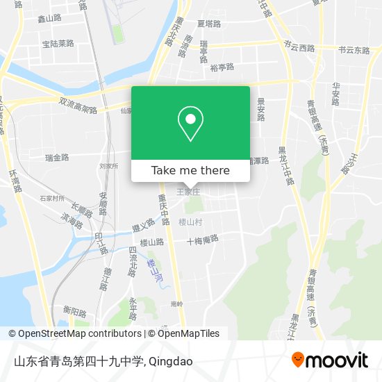 山东省青岛第四十九中学 map