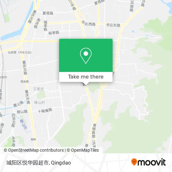城阳区悦华园超市 map