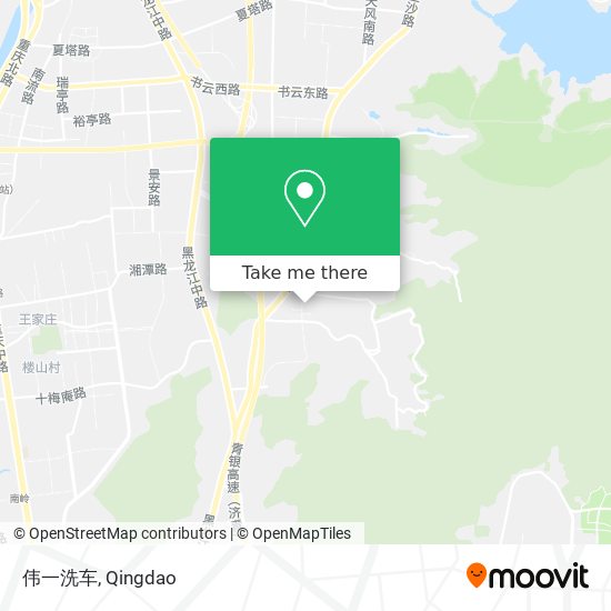 伟一洗车 map