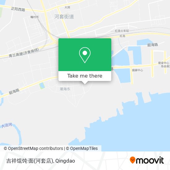 吉祥馄饨·面(河套店) map