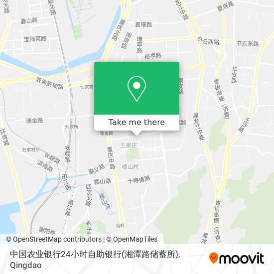 中国农业银行24小时自助银行(湘潭路储蓄所) map