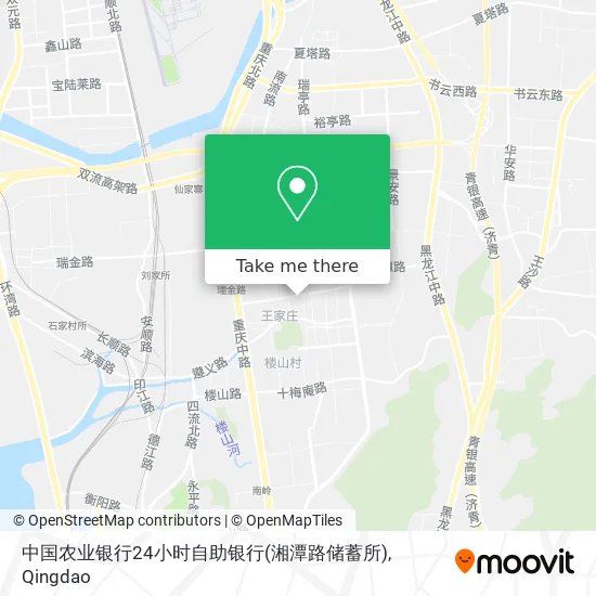 中国农业银行24小时自助银行(湘潭路储蓄所) map