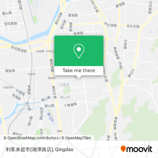 利客来超市(湘潭路店) map