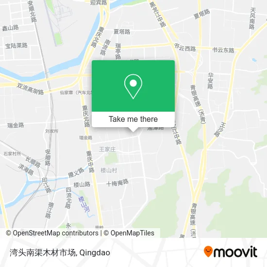 湾头南渠木材市场 map