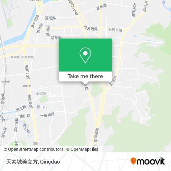 天泰城美立方 map