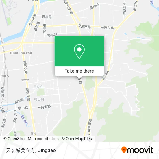 天泰城美立方 map