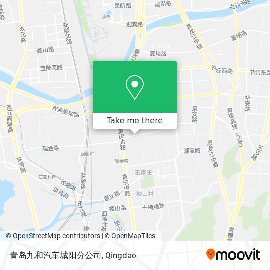 青岛九和汽车城阳分公司 map