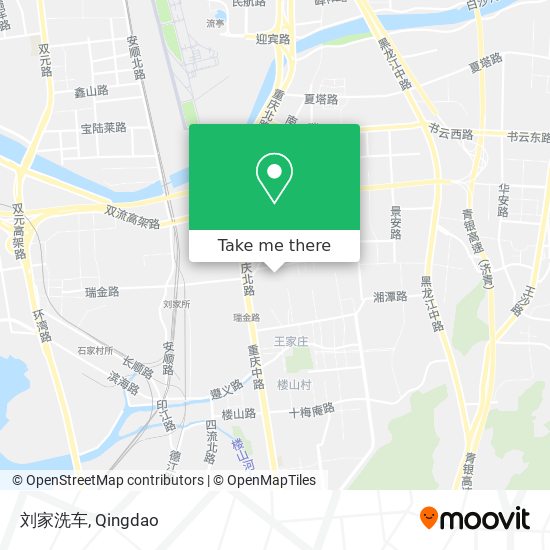 刘家洗车 map