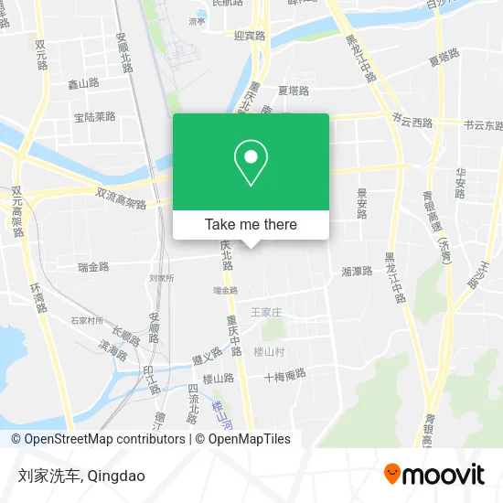 刘家洗车 map