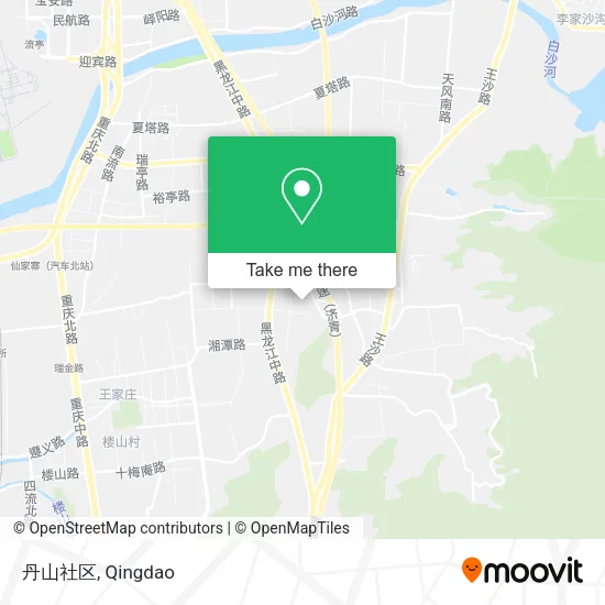丹山社区 map