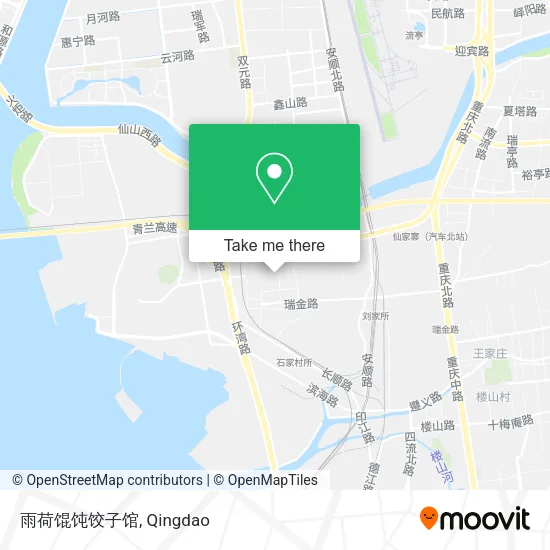 雨荷馄饨饺子馆 map