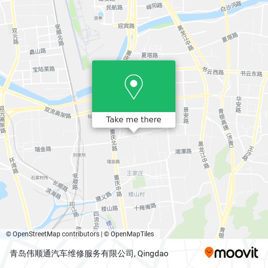 青岛伟顺通汽车维修服务有限公司 map