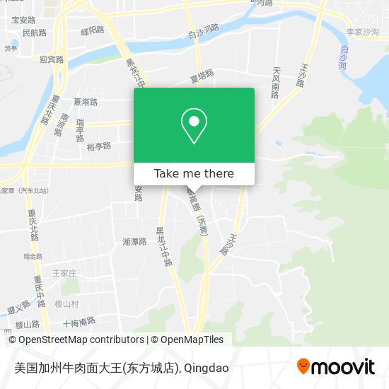 美国加州牛肉面大王(东方城店) map