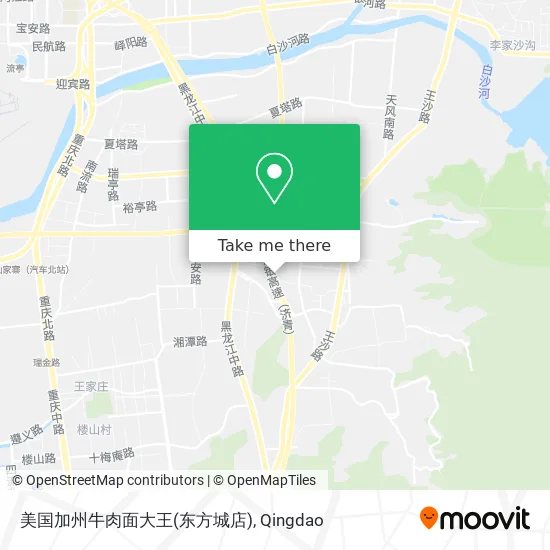 美国加州牛肉面大王(东方城店) map