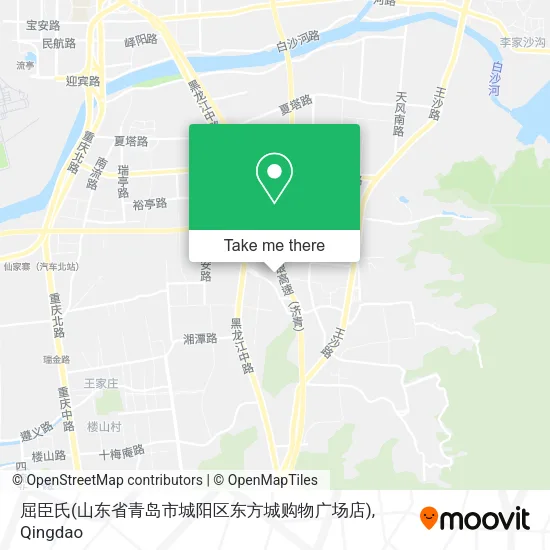 屈臣氏(山东省青岛市城阳区东方城购物广场店) map