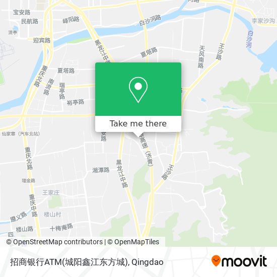 招商银行ATM(城阳鑫江东方城) map