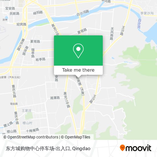 东方城购物中心停车场-出入口 map