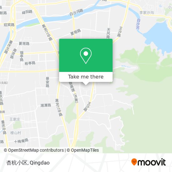 杏杭小区 map