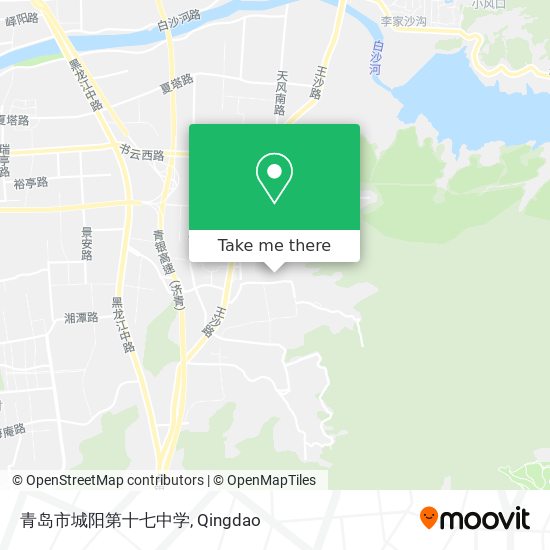 青岛市城阳第十七中学 map