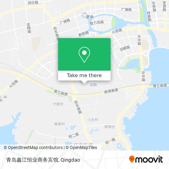 青岛鑫江恒业商务宾馆 map