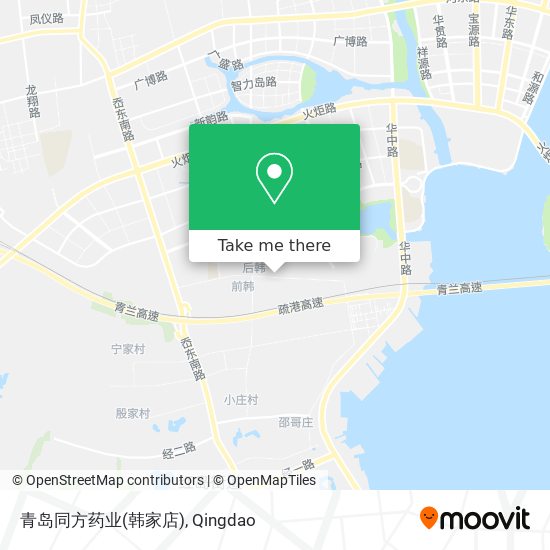 青岛同方药业(韩家店) map
