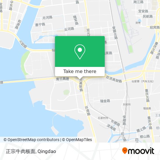 正宗牛肉板面 map