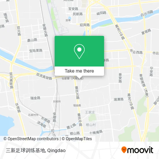三新足球训练基地 map