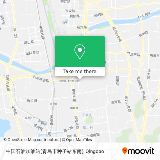 中国石油加油站(青岛市种子站东南) map