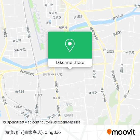 海滨超市(仙家寨店) map
