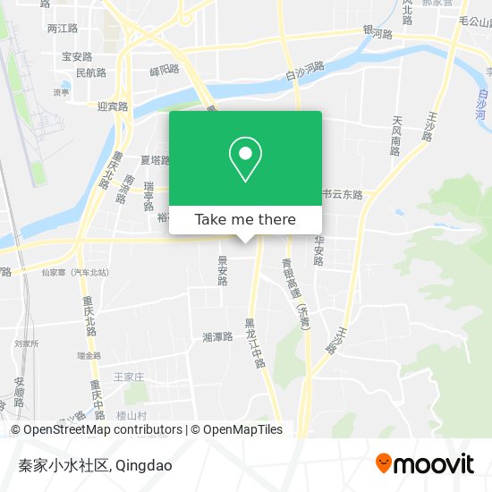 秦家小水社区 map