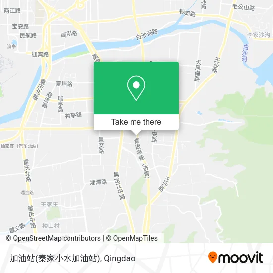 加油站(秦家小水加油站) map