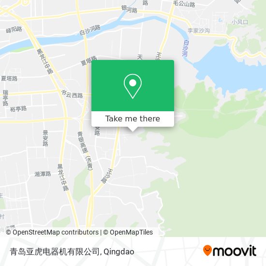 青岛亚虎电器机有限公司 map