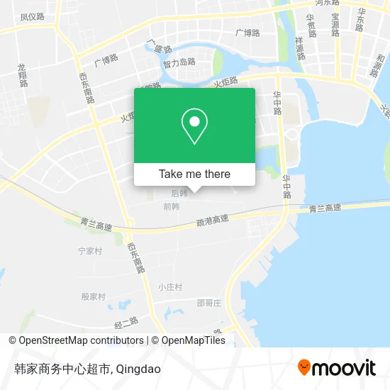 韩家商务中心超市 map
