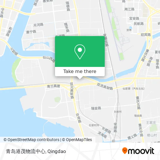 青岛港茂物流中心 map