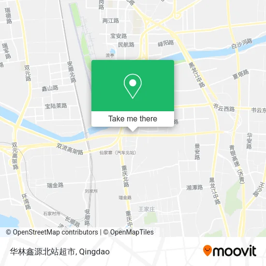 华林鑫源北站超市 map