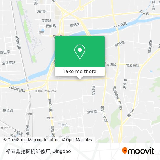 裕泰鑫挖掘机维修厂 map