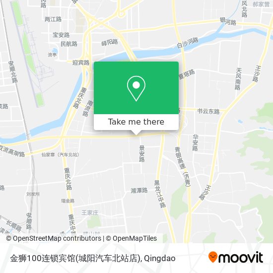 金狮100连锁宾馆(城阳汽车北站店) map