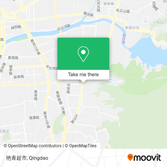 艳青超市 map