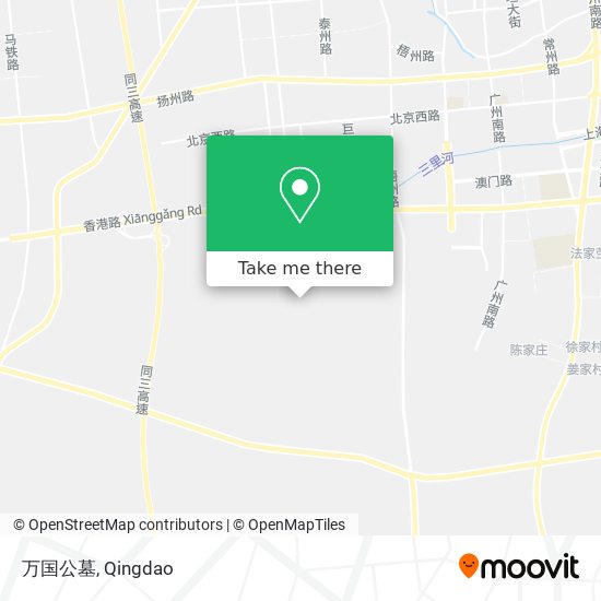 万国公墓 map