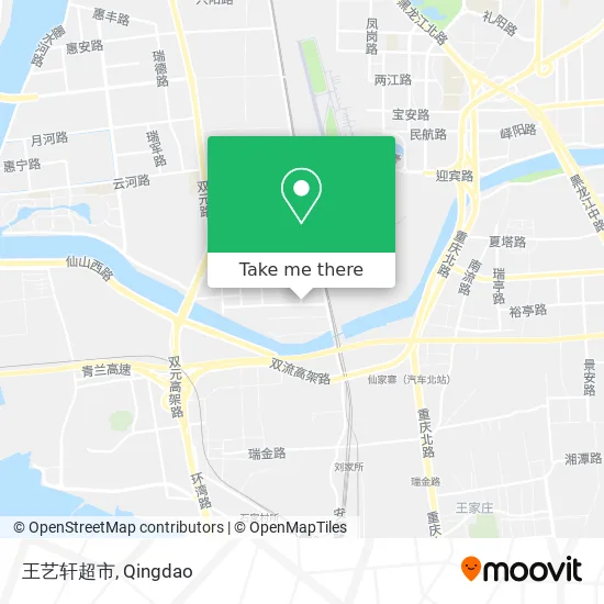 王艺轩超市 map