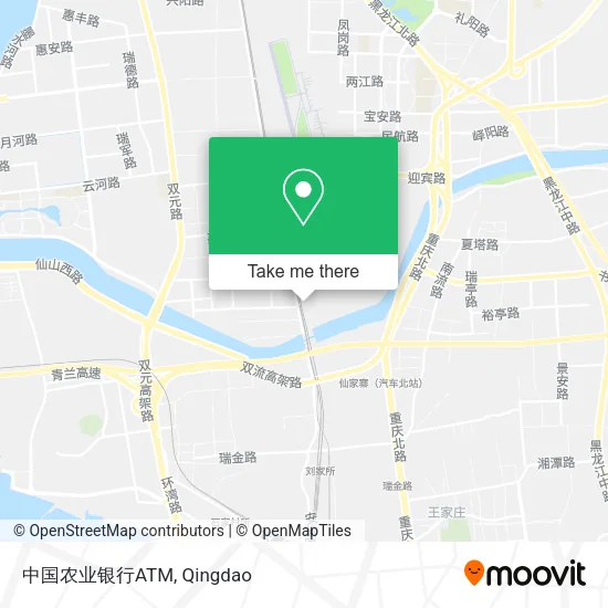 中国农业银行ATM map