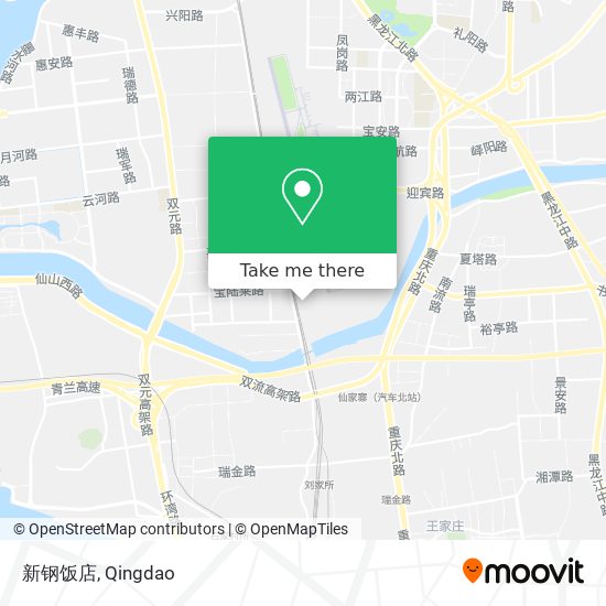 新钢饭店 map