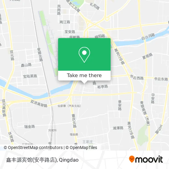 鑫丰源宾馆(安亭路店) map